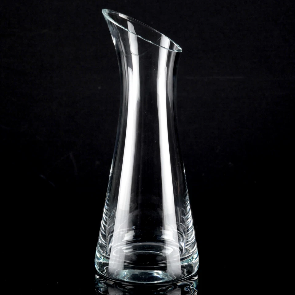 Gourmet Karaffe Bohemia mundgeblasen Glas klar schlicht modern ReUse Second Hand - Bild 1 von 4