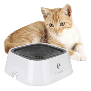 Cat Dog Water Bowl Anti-Overflow Slow Water Feeder Pet Fountain Cat Pet Drinking - Picture 1 of 12