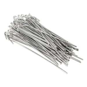 Aluminum Tie Wire for Chain Link Fence, 9 1/2" Long 9 Gauge (Bag of 100) - Picture 1 of 4