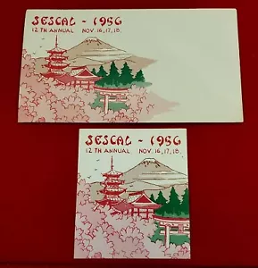 {USA/ 1956 SESCAL 12TH Annual Expo/Unaddressed FDC & MNH Souvenir Sheet XF!} - Picture 1 of 2