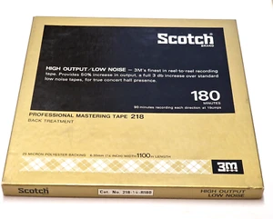 SCOTCH 180   METAL REEL  Audio Tape  REEL TO REEL - Picture 1 of 8