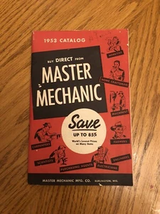 Catálogo Master Mechanic 1953 Burlington Wisconsin vintage - Imagen 1 de 9