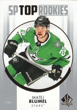 2022-23 SP Authentic Hockey Top Rookies #TR-33 Matej Blumel
