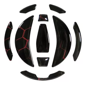 Pegatina protectora cierre depósito panal rojo universal compatible para Kawasaki - Imagen 1 de 7
