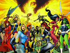 2010 Poster - Alan Davis - Marvel Women ~ She-Hulk - Wasp ~ Phoenix ~ Ms Marvel
