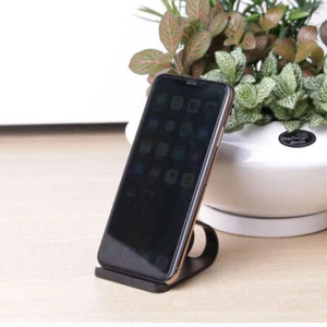 Dual Charging Interface USB Vertical Wireless Charger Mobile Phone Holder Black - Foto 1 di 11