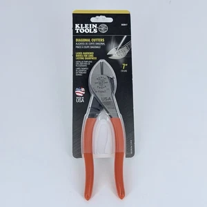 Klein Tools - D228-7 - Diagonal Cutters 7" Orange Grip - Picture 1 of 5