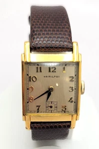 Vintage Hamilton Perry Cal. 982 Herrenuhr 23mm 14k Gold Filled Handaufzug - Bild 1 von 12