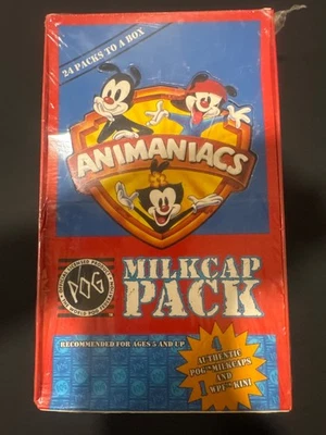 Vintage 1995 POG: Animaniacs Milkcap Pack *New/Sealed* FREE SHIPPING - Image 1 of 2