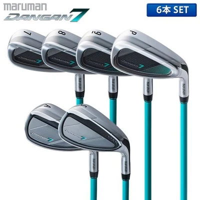 Juego de 6 pares de hierros MARUMAN Golf DANGAN7 MAX (7-P, A, S) TENSEI para eje DANGAN7 Foto 1 de 4
