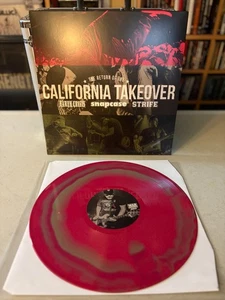 Earth Crisis/Snapcase/Strife - California Takeover LP Red & Green Swirl *NEW* - Picture 1 of 3