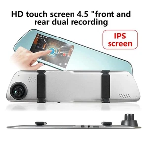 4,5 Zoll HD 1440P Auto DVR Touchscreen Dual Aufnahme Fahr Recorder G-Sensor - Bild 1 von 10