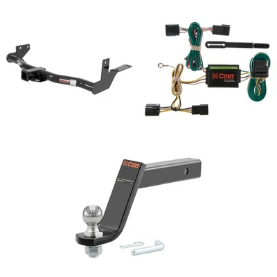 CURT Trailer Hitch Tow Package Class 3 Receiver, Wiring, 45064 Ball Mount 13222 Foto 1 de 4