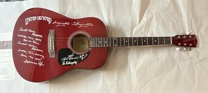 Lynyrd Skynyrd Band Signed Inscribed Main Street Acoustic Guitar JSA COA - Picture 1 of 9