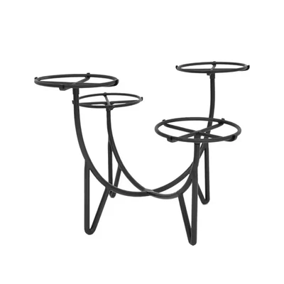 12 '' H Frida IV Outdoor Plant Stand, Wrought Iron, Indoor/Outdoor Kits & Access - Image 1 of 4