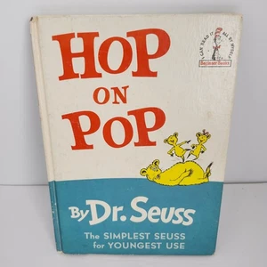 Dr. Seuss Hop On Pop 1963 Vintage Hardcover Book B-29 Beginner Books - Bild 1 von 12