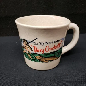 Tazza vintage Davy Crockett Il grande cacciatore di orsi - Foto 1 di 9