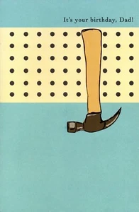 Funny HAPPY BIRTHDAY Card FOR DAD, Tool Shopping by American Greetings +Envelope - Picture 1 of 4