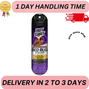 Bed Bug Tick Killer Spray Hot Shot 17.5 oz Flea Bug Insect Aerosol Sprayer Can - Picture 1 of 3