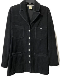Sonia Rykiel Jacket/Blazer Black Long Sleeve Rhinestone Logo Sz XL - Picture 1 of 16