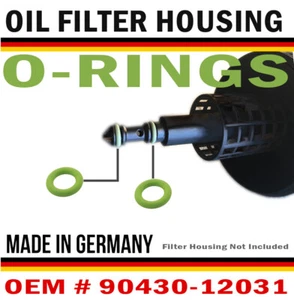 2 Engine Oil Filter Housing Cover O-Ring For BMW E36 E46 E39 E53 E60 X3 X5 Z4 - Picture 1 of 4