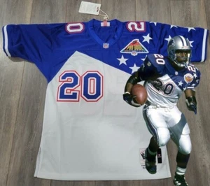 AUTHENTIC VINTAGE BARRY SANDERS LIONS PRO BOWL JERSEY 44 LARGE MITCHELL NESS - Picture 1 of 14