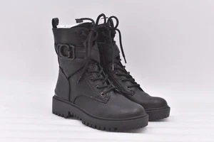 Women's Guess Orana Combat Ankle Boots in Black Size 6 - Picture 1 of 5