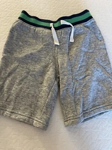 Janie & Jack Boys Shorts Size 5 Grey Cotton Blend Fleece - Picture 1 of 5