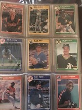 1985 Fleer Baseball Cards Updated Set Of 132 Cards.