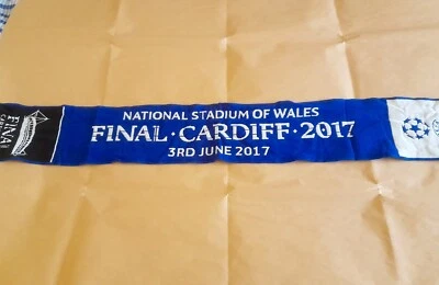Sciarpa calcio CARDIFF 2017 Juventus vs Real Madrid/Finale Champions League  - Immagine 1 di 3