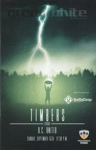 Programa de fútbol/fútbol Portland Timbers ""Verde y blanco"" de la MLS volumen 8, número 13 - Imagen 1 de 5