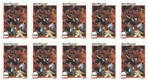 (10) 1991-92 Hoops McDonald's Basketball #36 Buck Williams Lot Trail Blazers