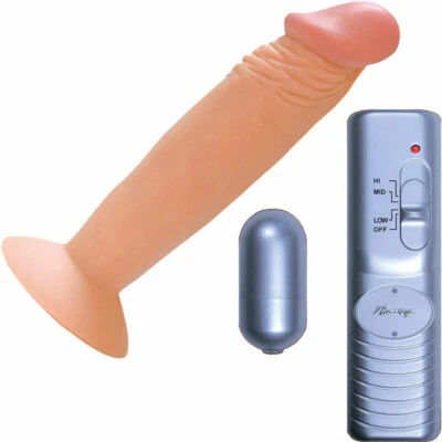 Realistic Vibrating Dildo With Suction Cup Strap On Compatible Dong Sex Toys  - Image 1 of 2