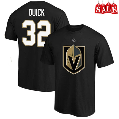 Jonathan Quick Vegas Golden Knights 2023 Player Trading T Shirt For Fans S-3XL Cover