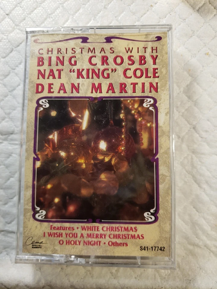 Cassette Tape Christmas Songs With Bing Crosby/ Nat King Cole /Dean Martin NEW - Image 1 of 3