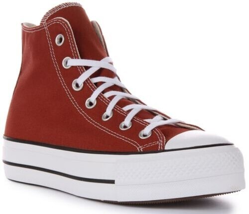 CONVERSE A06896C Tutti Stella Sollevamento Piattaforma Rituale Brown Donna 3 8