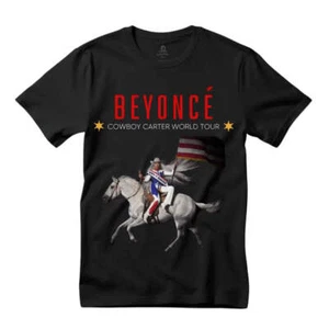 Cowboy Carter World Tour Concert Shirt - Black Tee for Fans - Picture 1 of 4