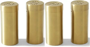 4Pcs Spice Stainless Steel Pepper Shaker Kitchen Tool Salt Sugar Dredge - Picture 1 of 7