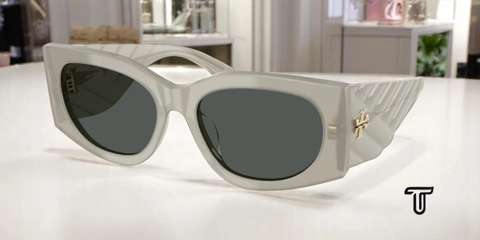 Gafas de sol para mujer TORY BURCH TY7221U 202587 gris verde gris oscuro 56 mm Foto 1 de 1