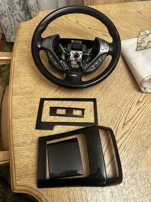 04-08 Acura Tl Oem Carbon Fiber Accessory Steering Wheel And Trim Pieces - Image 1 of 4