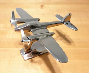 Industrial Vintage Metal Aircraft Model Plane Shelf Decor Aviation Collectible - Picture 1 of 6