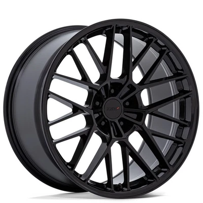 F19x8.5/R19x9.5" Staggered TSW Wheels TW001 Daytona Gloss Black Flow Formed(S04) - Image 1 of 4