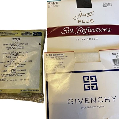 Conjunto De Colección De 3 Pantimedias Suavizantes Corporales Givenchy Soporte Pierna Sedosas Ultra Transparentes Foto 1 de 4