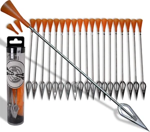 FSFF .625 Blowgun Darts Whisper Razor Dart Widest Sharpest Broadhead Darts, 20 P - Picture 1 of 12