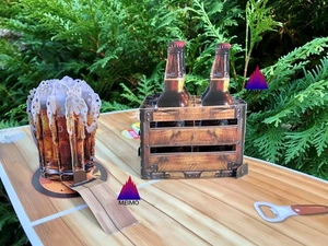 3D Pop Up Greeting Card Beer Drink Birthday Father Uncle Buddy Party Friends - Picture 1 of 9