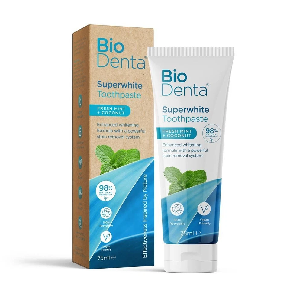 BioDenta Superwhite Toothpaste 75ml - Image 1 of 1
