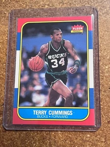 Baloncesto Fleer 1986-87 edición Premier # 20 Terry Cummings - Imagen 1 de 2