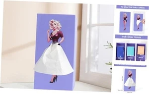 Creative Tissue Boxes Lavender Lady Skirt Tissue Box Funny Vintage Lady Up - Picture 1 of 7