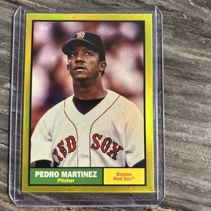 2024 Topps Archives #14 Pedro Martinez Yellow Foilboard Boston Red Sox - Bild 1 von 2