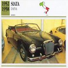 1952-1958 Siata Daina Sports Classic Car Photo/Info Maxi Card